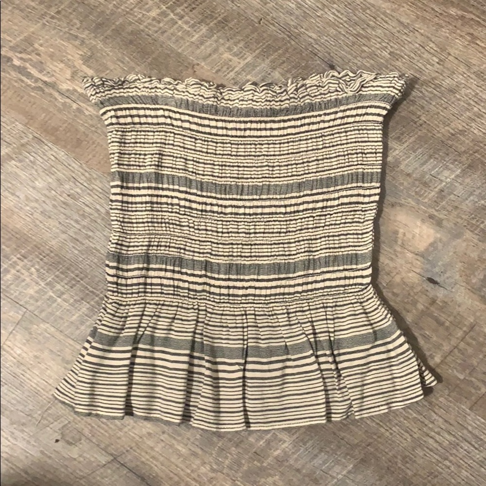 Striped tube top